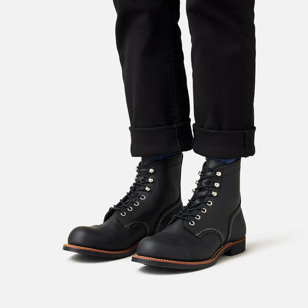 Cool Fit Red Wing Men's Iron Ranger 8084 in Black Winter Fashion
