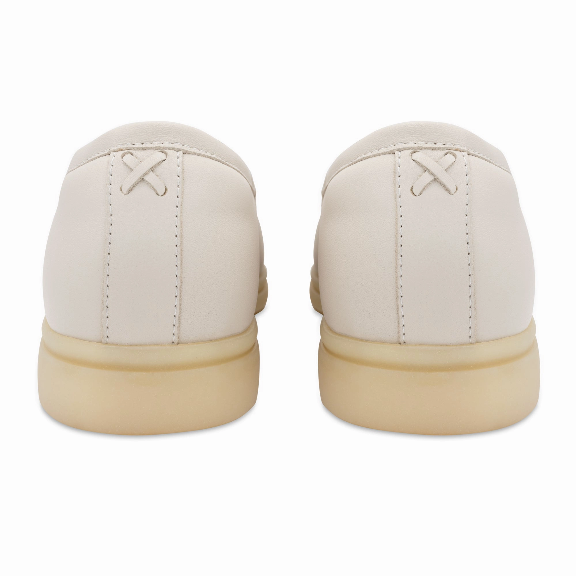 Cream Loafers - Charix Shoes