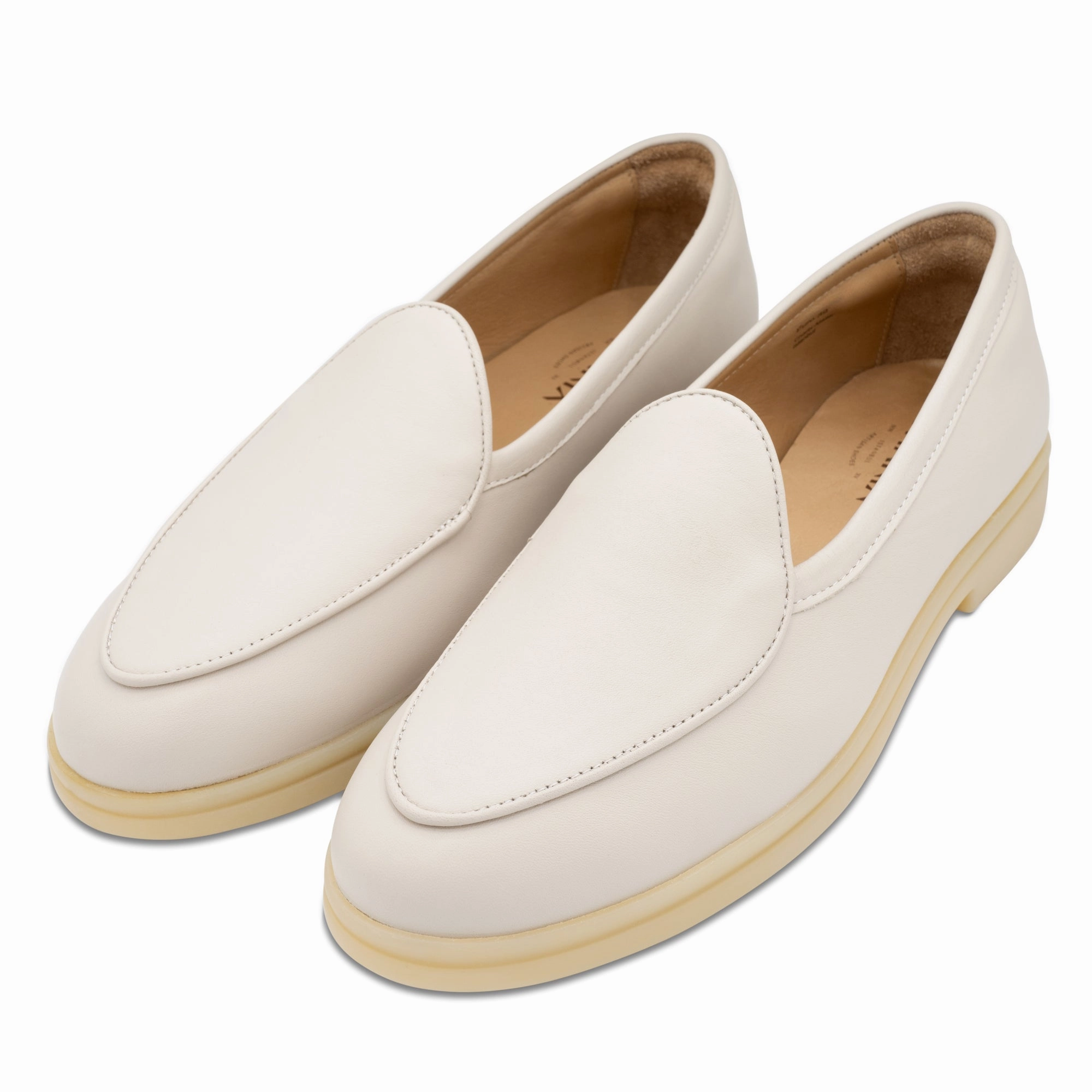 Cream Loafers Travel Pair