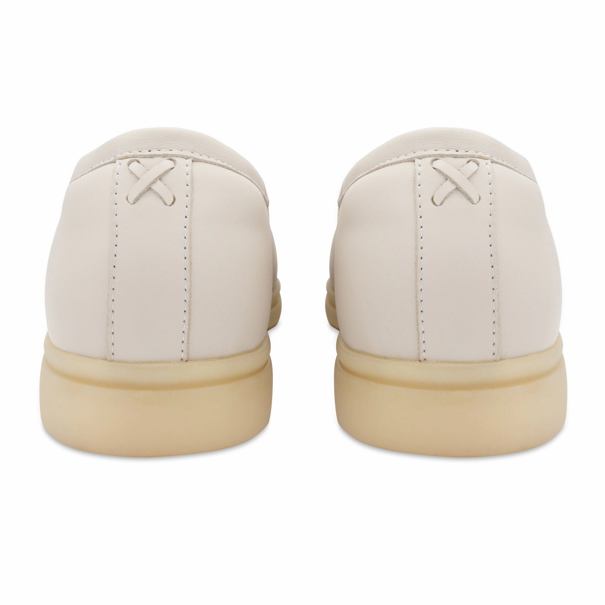 Cream Loafers Relaxed Cushioning Durable Build