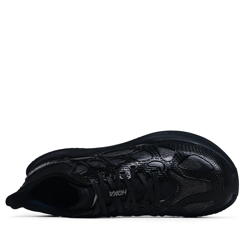 park - running snug - fit shoes Hoka Mach X Caged - Black/Midnight Blue