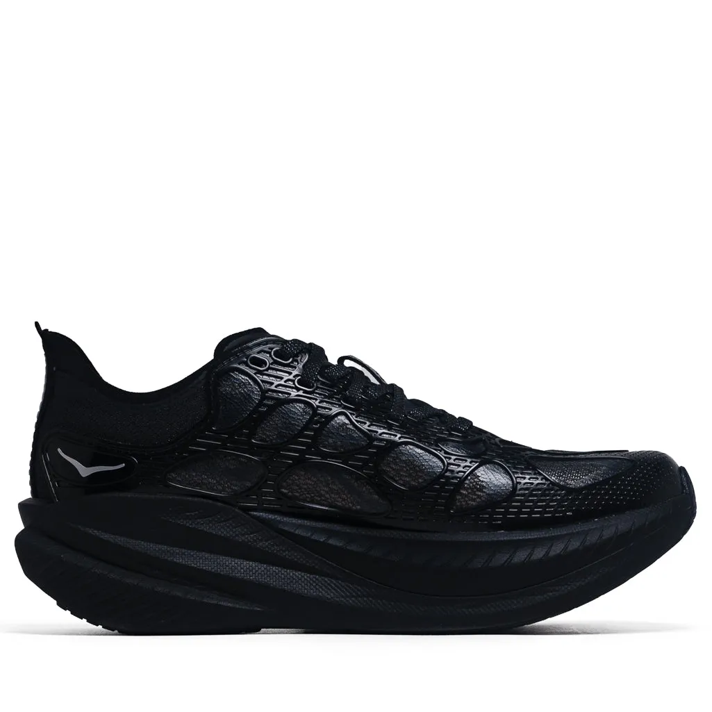 Hoka Mach X Caged - Black/Midnight Blue efficient - running all - weather - use shoes