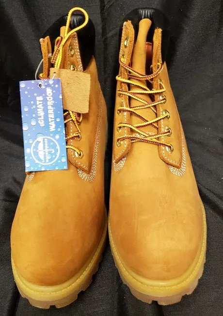 Comfy Cushion Flexible Frame Rough Trail Hiker Ramsay -- Men's 6" Insulated Waterproof Work Boot -- Wheat Nubuck