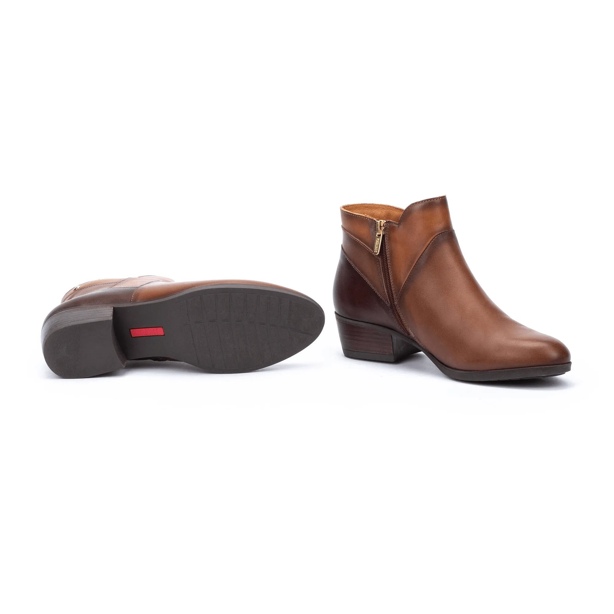 Darcoa V Zip Boot | Leather | Cuero Snow Ride Anti Slip