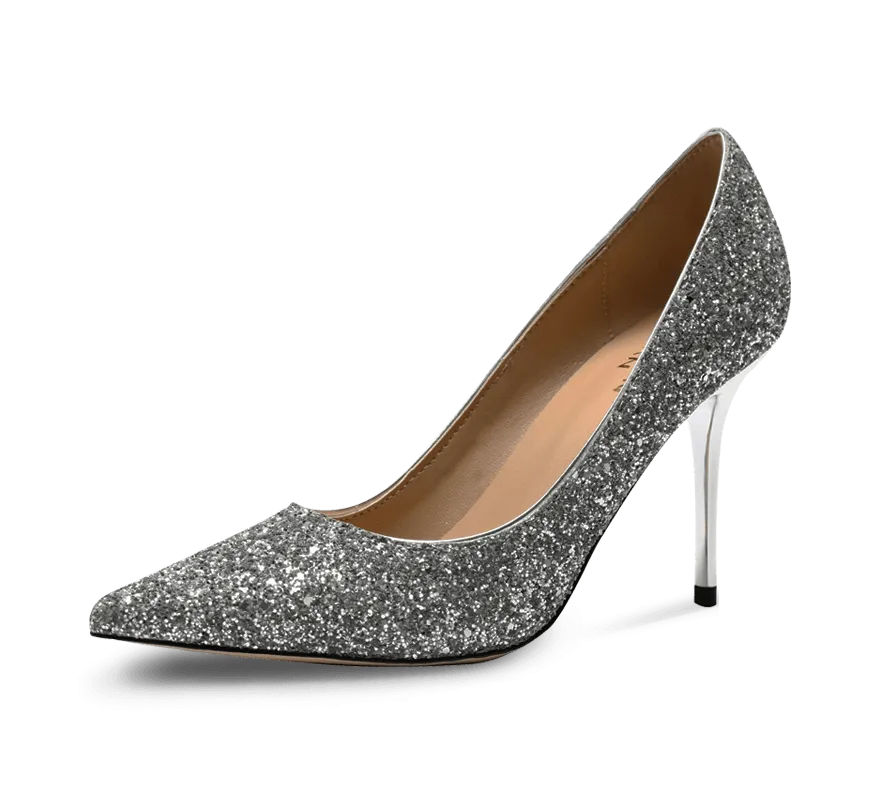 Shopping Spark Calista Glittery High Heel Pumps