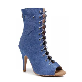 Deja Vu - Blue Denim - Street Sole Pointed Heels Runway Glow