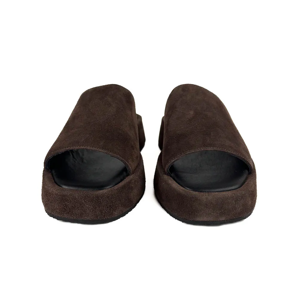 Soft Walk Comfortable Summer Walk Kyma - Kalymnos Platform (Black/Dark Brown)