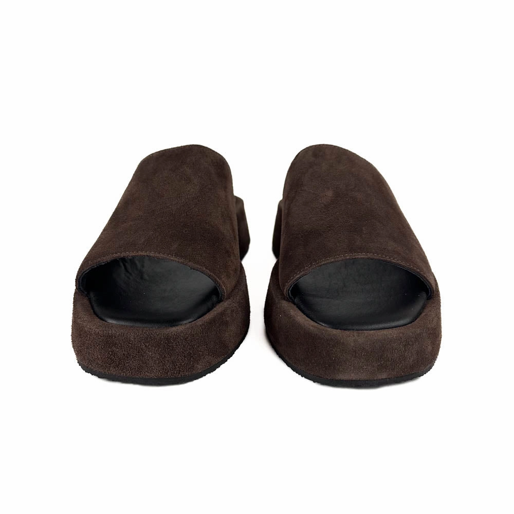 Soft Walk Comfortable Summer Walk Kyma - Kalymnos Platform (Black/Dark Brown)