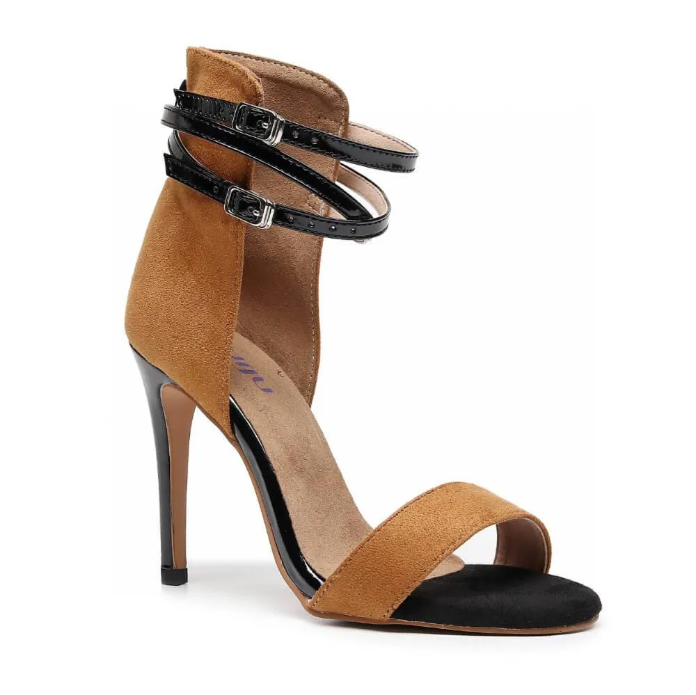 Leather Strap Desnudate - Dark Tan Vegan Suede - Street Sole