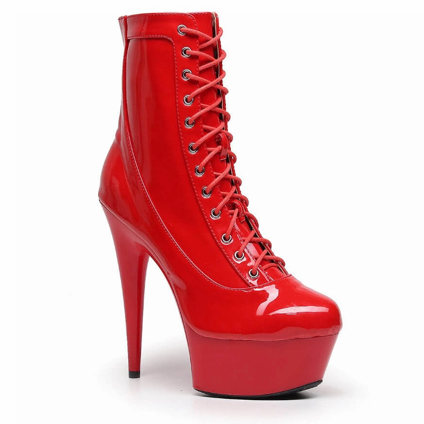 Must Pick Devon - Red Vegan Patent - Street Sole
