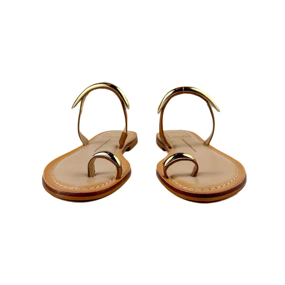 Dolce Vita - Wink Sandals (Saddle Leather) Summer Flip-flops Cushion Lining