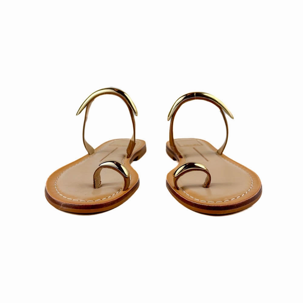 Dolce Vita - Wink Sandals (Saddle Leather) Summer Flip-flops Cushion Lining