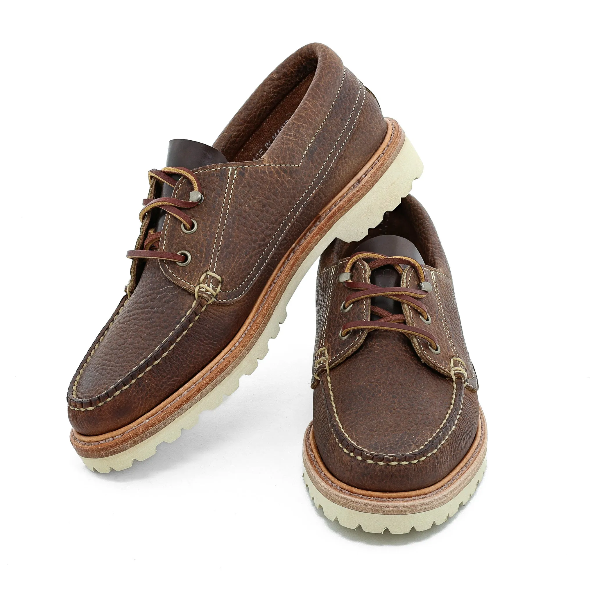 Dunnage Ranger Moc - Medium Brown Buckaroo Zip   Up Design