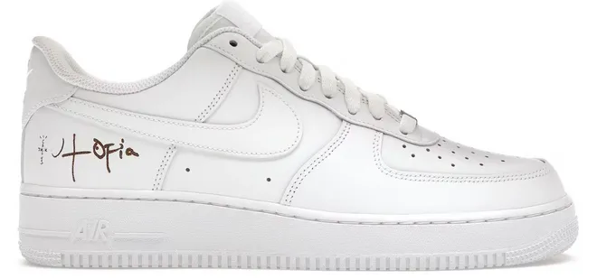 Nike Air Force 1 Low '07 White (Travis Scott Cactus Jack Utopia Edition) (Women's) Hero Edge Ocean Walk