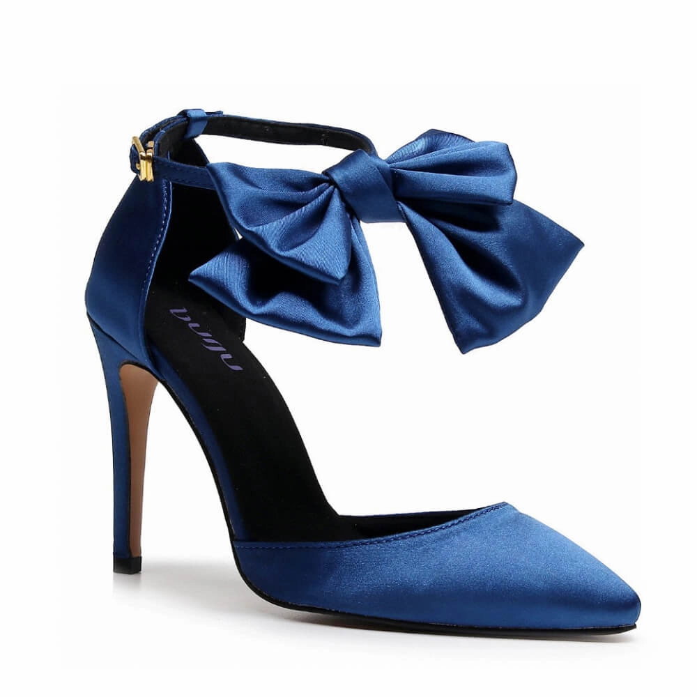 Vintage Vibe Signature Pick Sharlie - Navy Satin - Street Sole