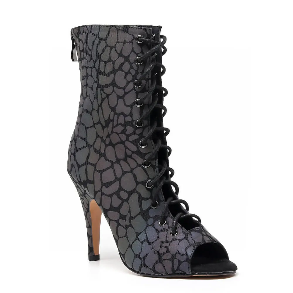 Nina - Rainbow Iridescent Reflective - Street Sole Party Guard Sleek Footwear