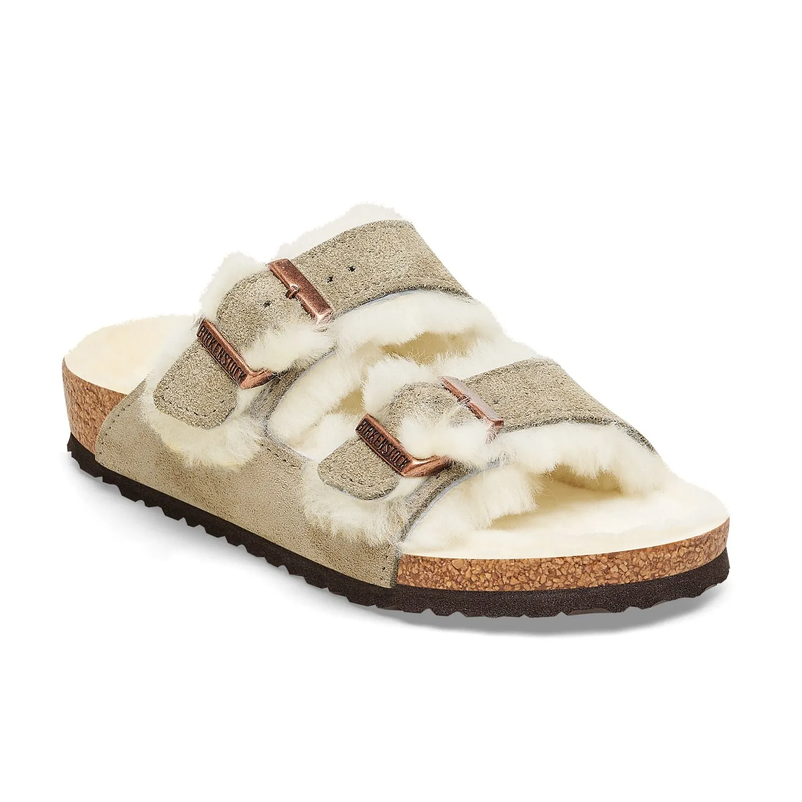 Arizona Shearling | Kids | Suede | Taupe Chilly All Day Smart Casuals