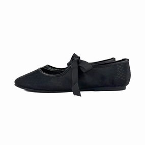 Class Glow Intentionally Blank - Valley Flats (Black Leather Mesh)