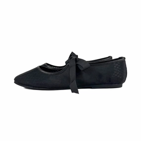 Class Glow Intentionally Blank - Valley Flats (Black Leather Mesh)