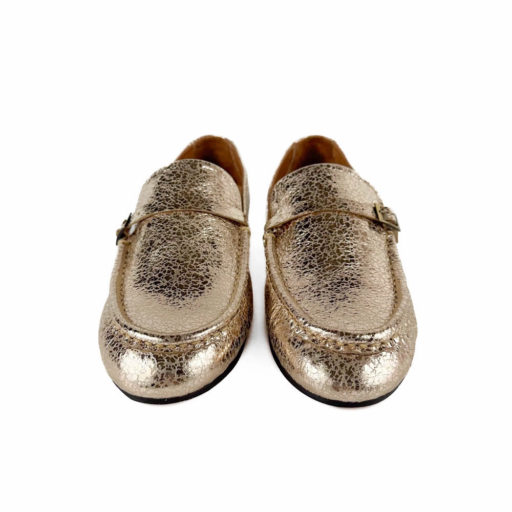 Trade Glow Garden Bed Either/Or - The Granny Loafer (Champagne Metal)