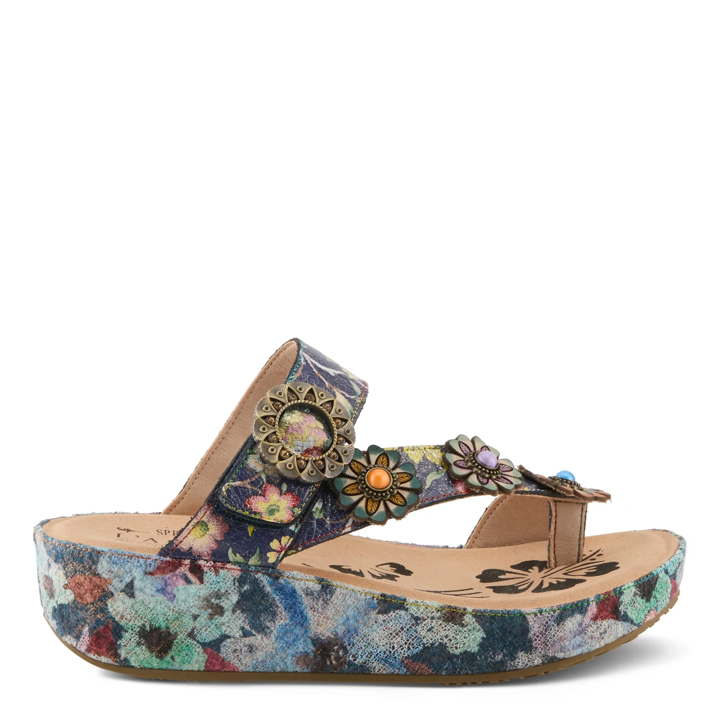 L'ARTISTE WOMENS BLISSBLOOM - NAVY MULTI No Rub