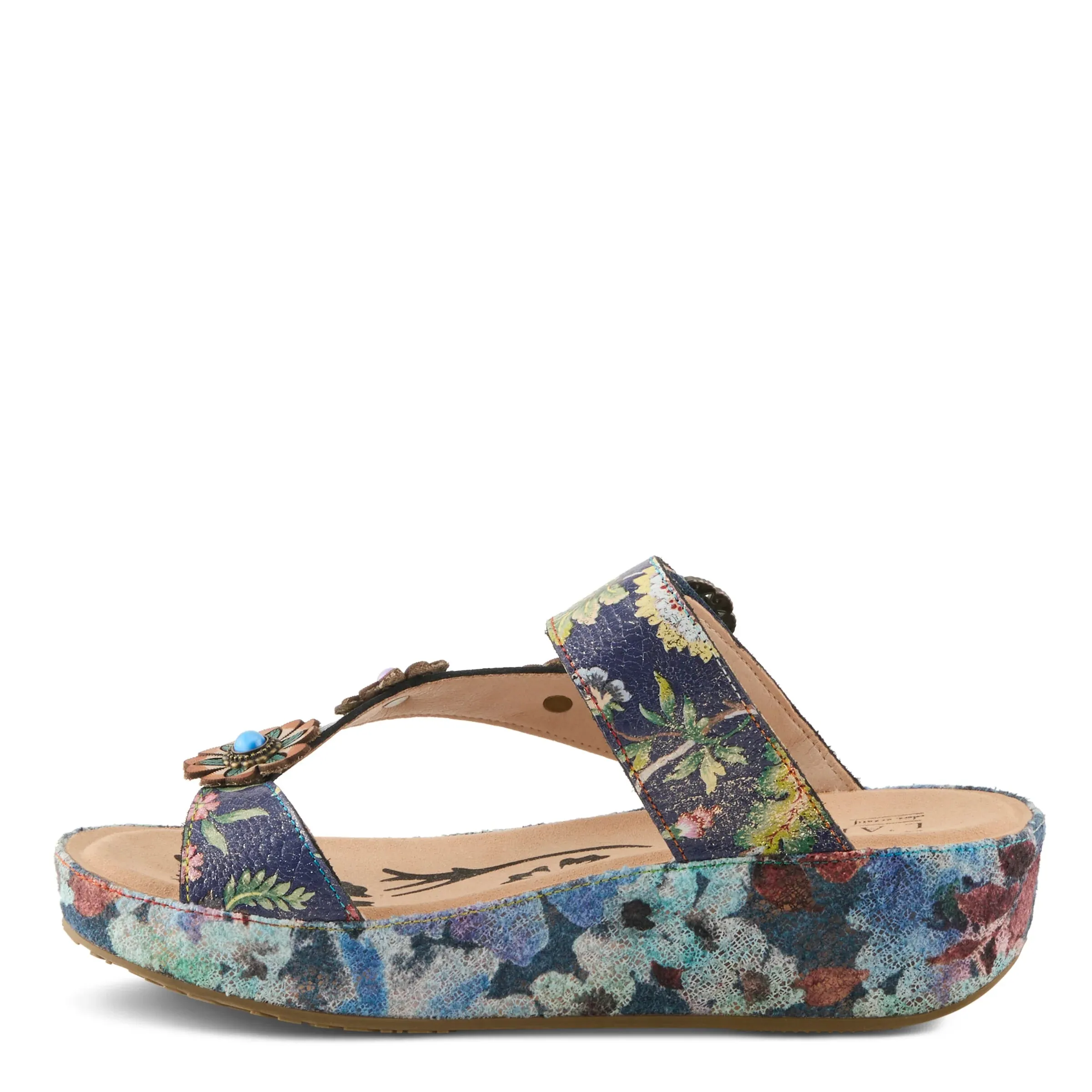 Street Casual City Chill L'ARTISTE WOMENS BLISSBLOOM - NAVY MULTI