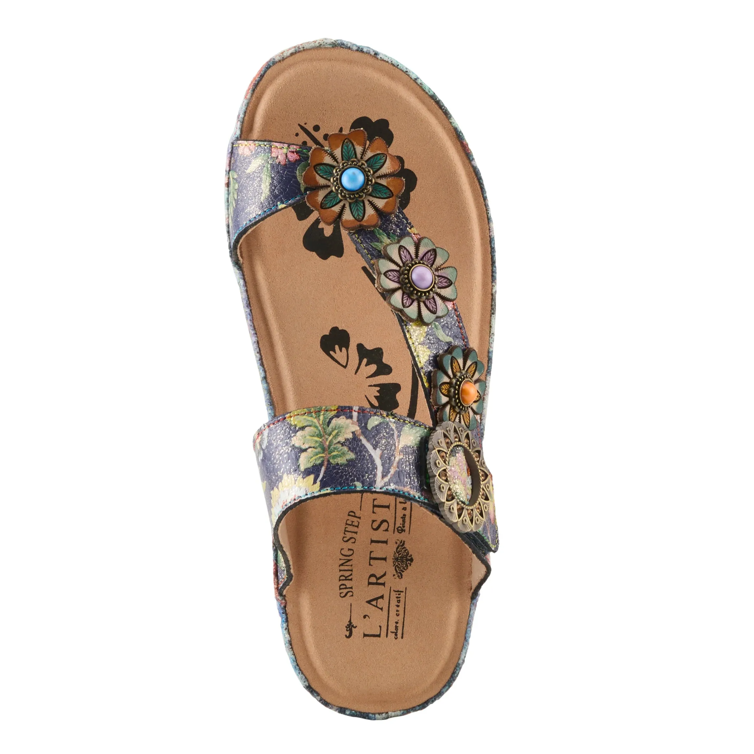 Daily Ease L'ARTISTE WOMENS BLISSBLOOM - NAVY MULTI