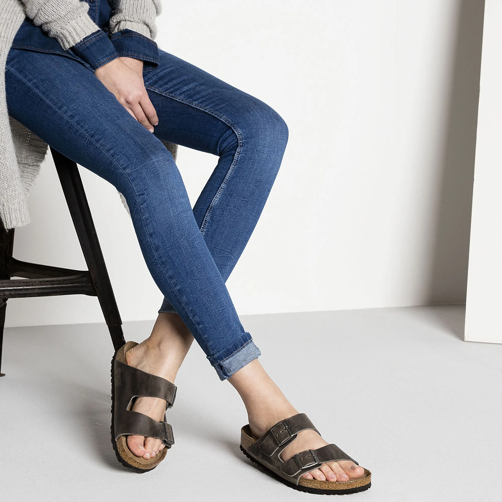 Anytime Fit Arizona Soft Footbed : Iron