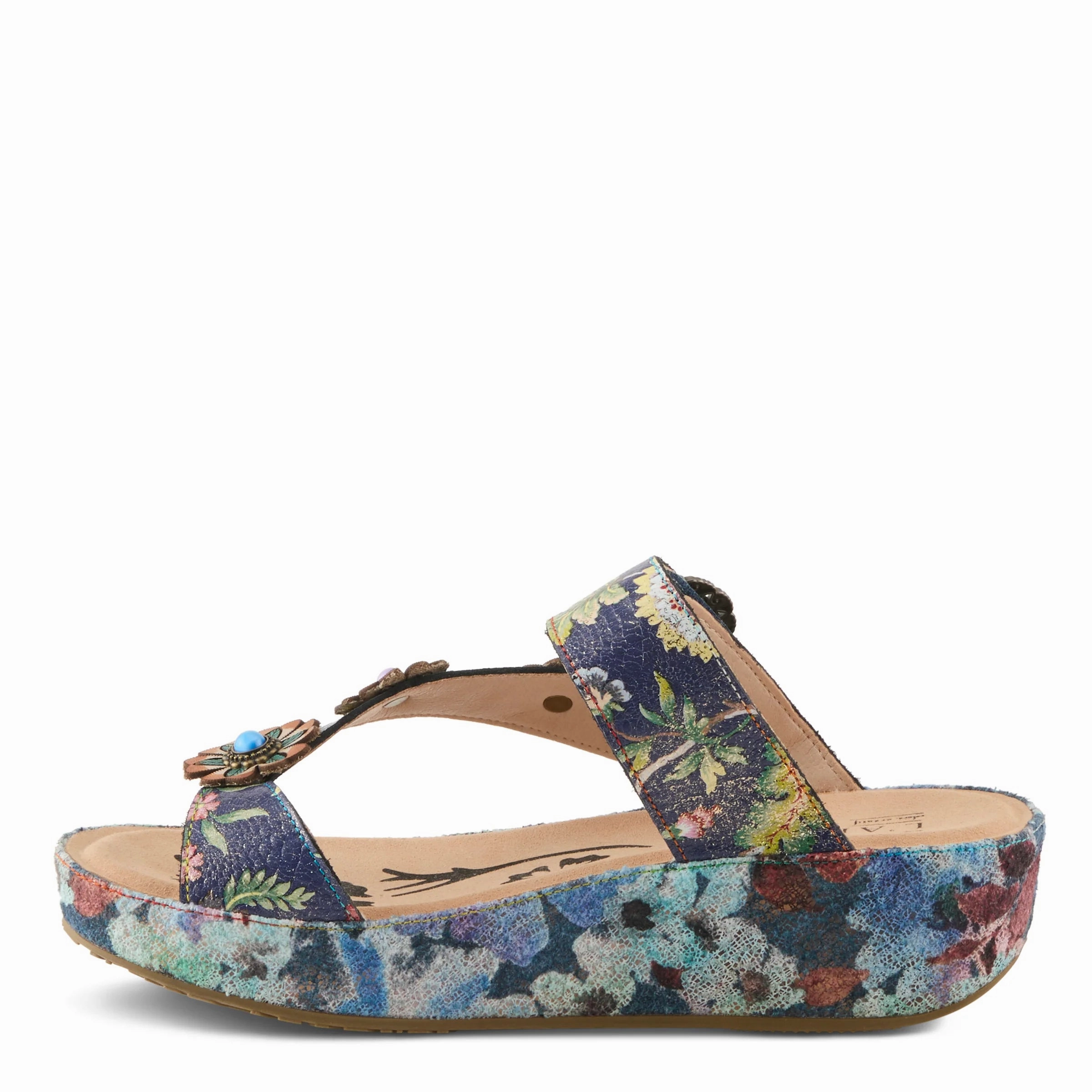 Street Casual City Chill L'ARTISTE WOMENS BLISSBLOOM - NAVY MULTI