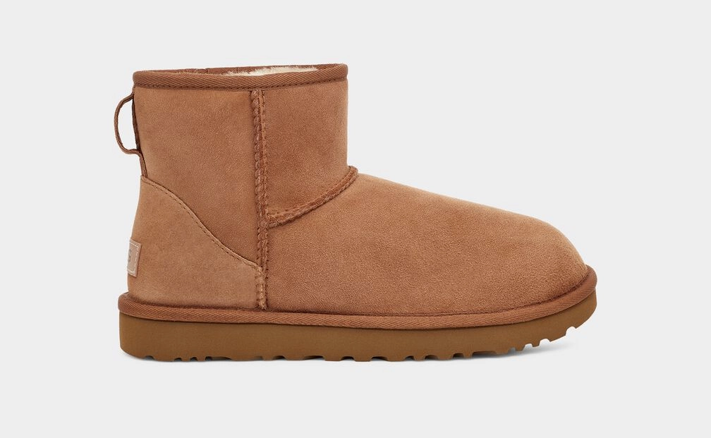 UGG CLASSIC MINI II - CHESTNUT Hard Ground Bold Life