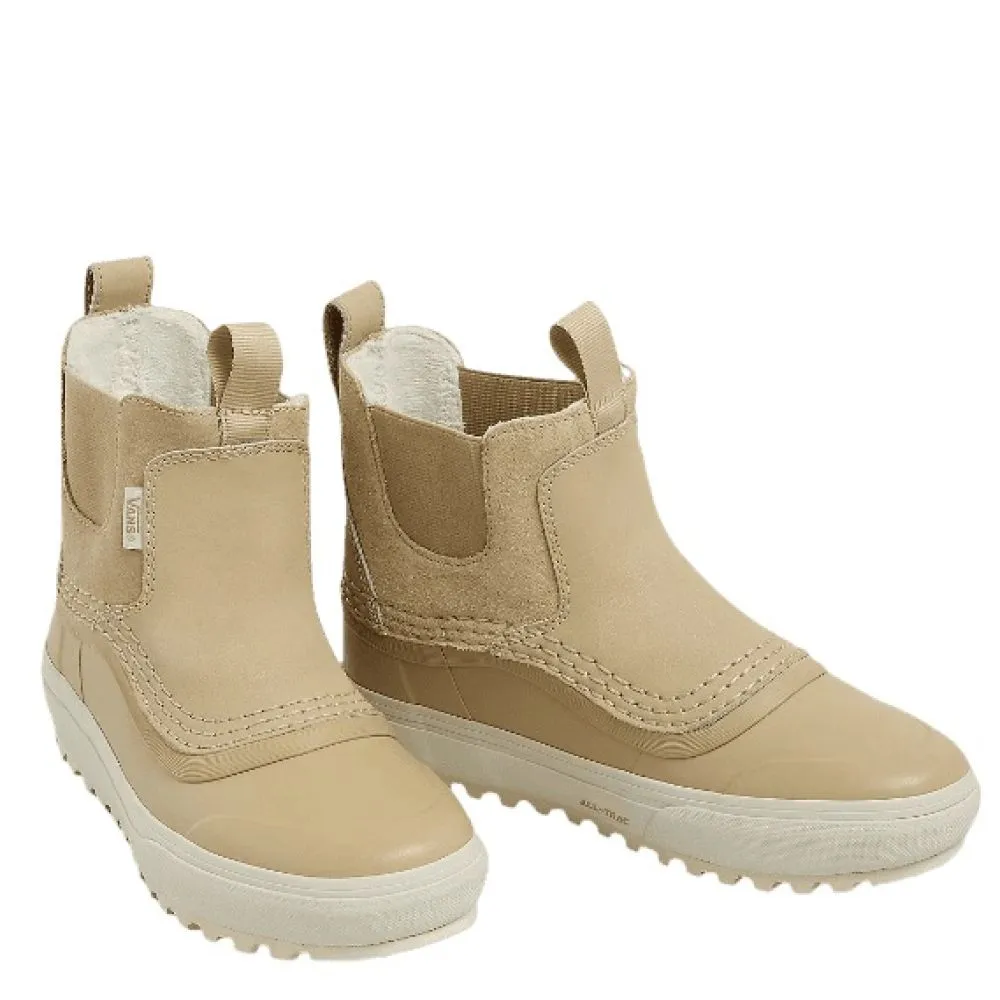 Fashion Forward Vans Standard Mid Chelsea MTE in Beige Comfort Lining Urban Commute Elastic Band