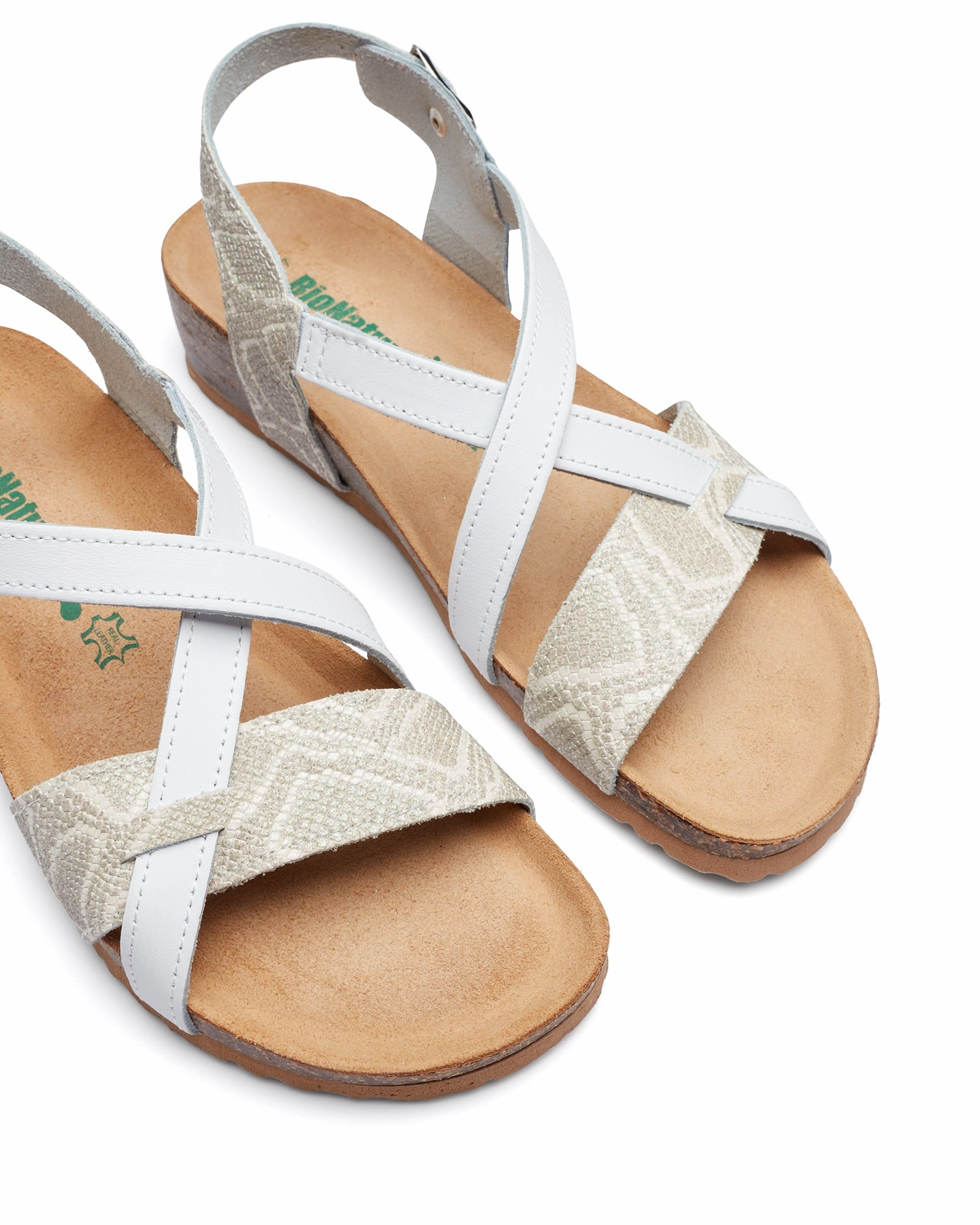 Aversa White Multi Thin strap