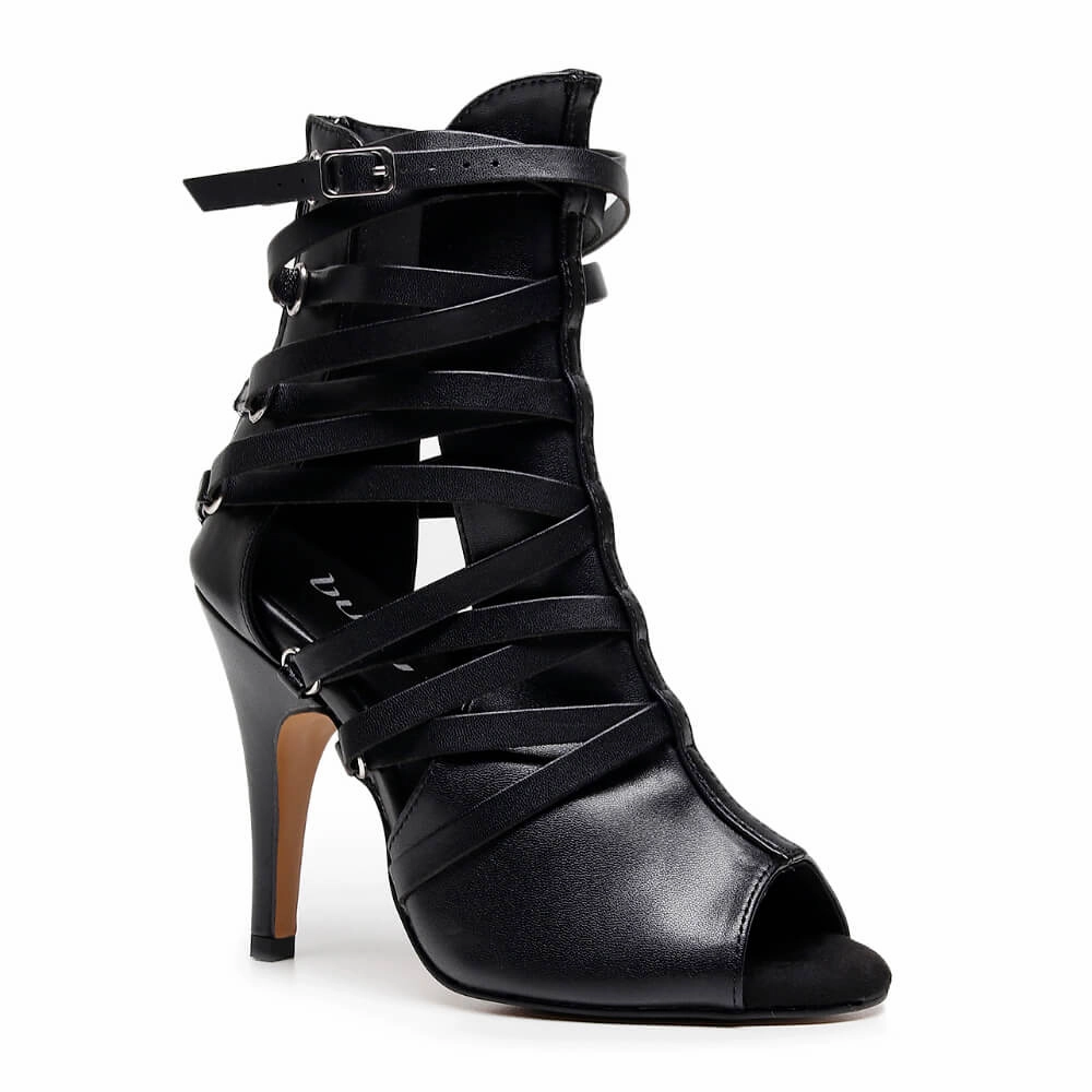 Nyx - Black Vegan Leather   - Street Sole Gift Ready