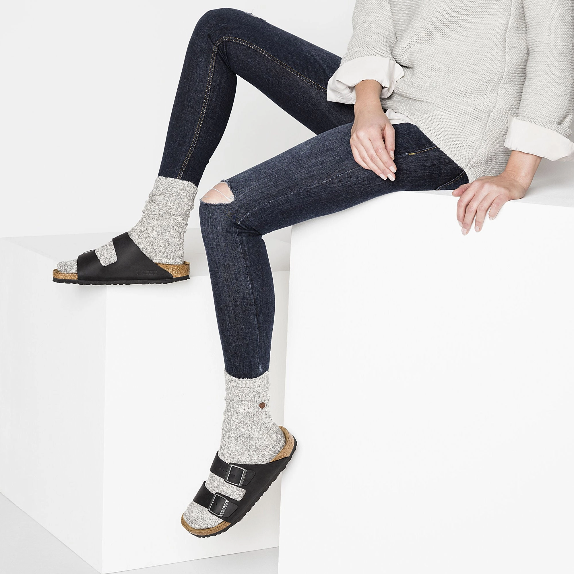 Smart Design Arizona Soft Footbed : Black Oiled