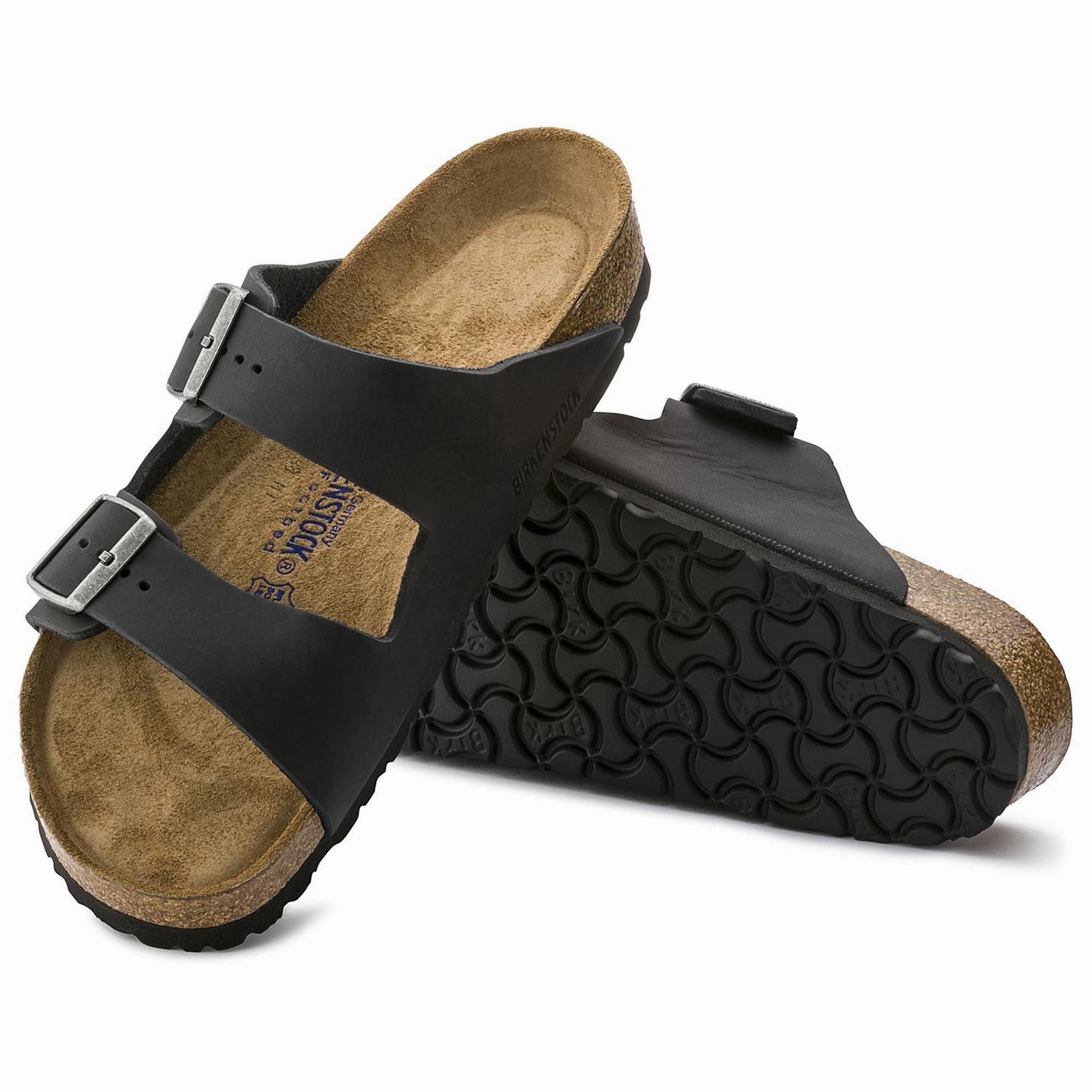 Arizona Soft Footbed : Black Oiled Trendy Vacation Sandals Durable Outdoor Shoes