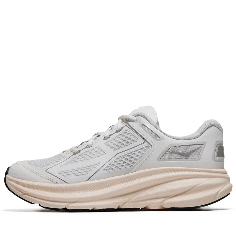 police - training running shoes shock - absorbing midsole shoes Hoka Clifton One9 - Frost/Cosmic Grey