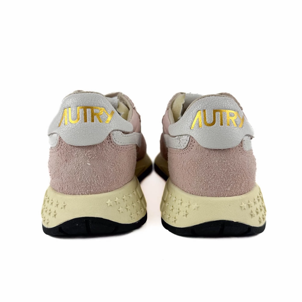 Autry - Reelwind Low Sneaker WWLW NC18 (White/Powder) Breathable mesh