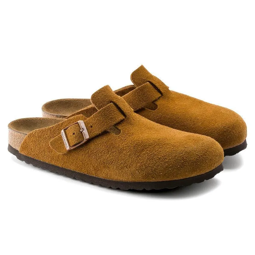 Comfort Fit Boston | Soft Footbed | Suede | Mink