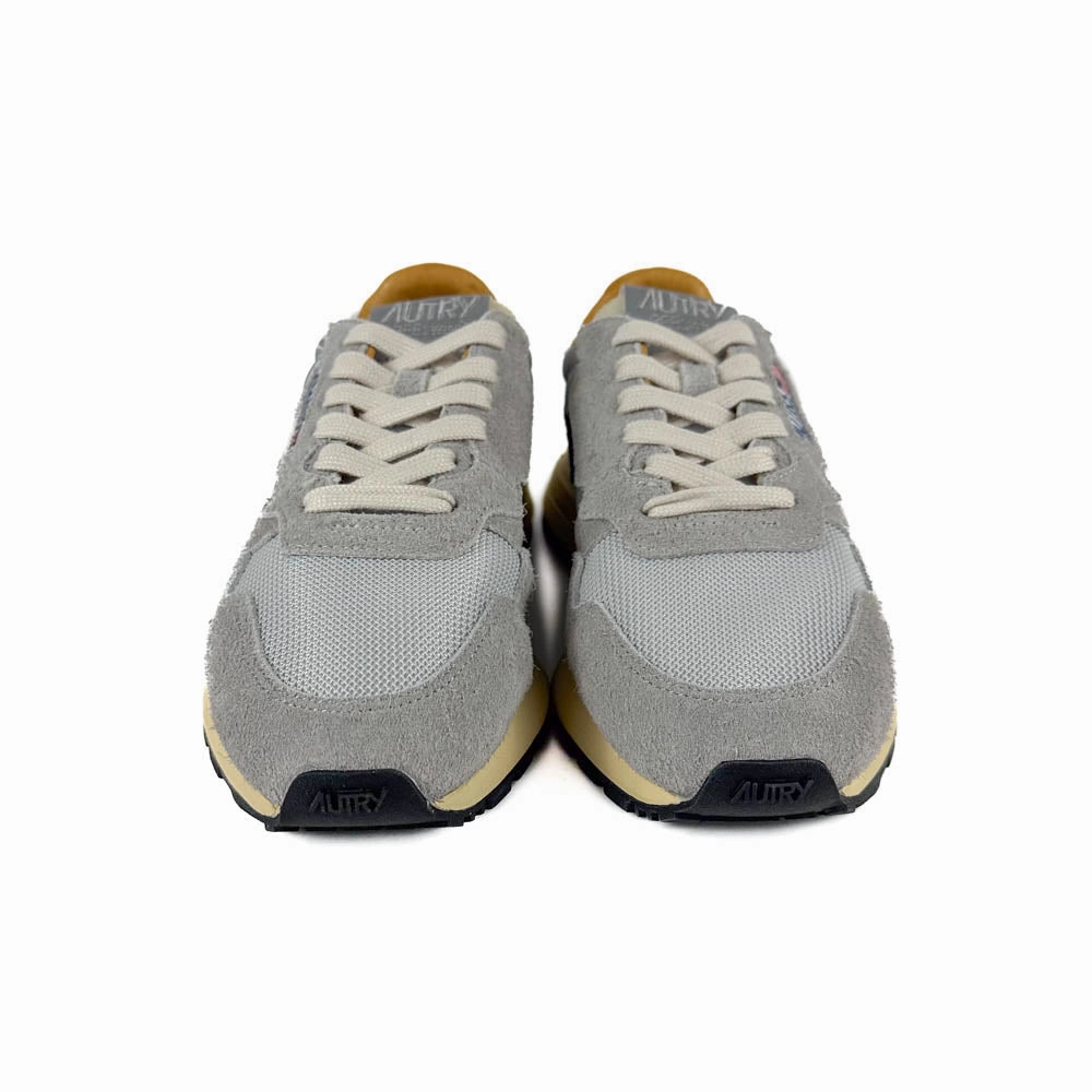 Autry - Reelwind Low Sneakers (Sand Suede/Reflective Nylon) ventilation - enhanced shoes