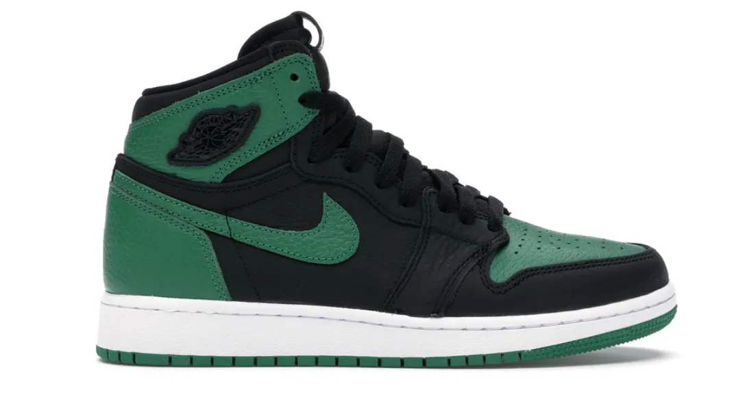 Jordan 1 Retro High Pine Green Black (GS) Air Boost