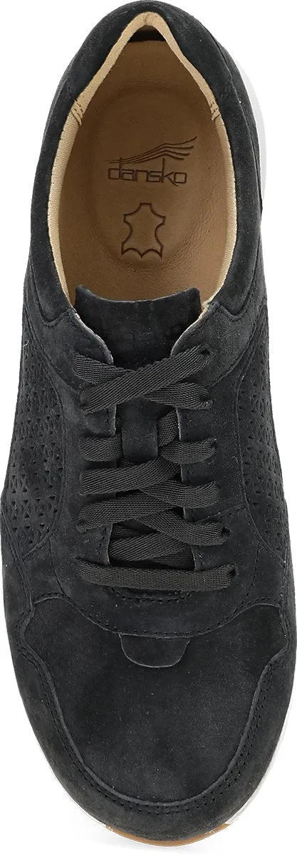 Catie | Suede | Black Comfort Shank Trendy