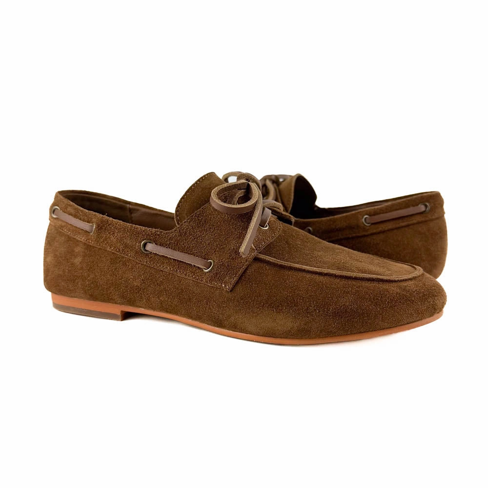 Intentionally Blank - Pixie Boat Shoe (Tan) Casual Cotton Feel