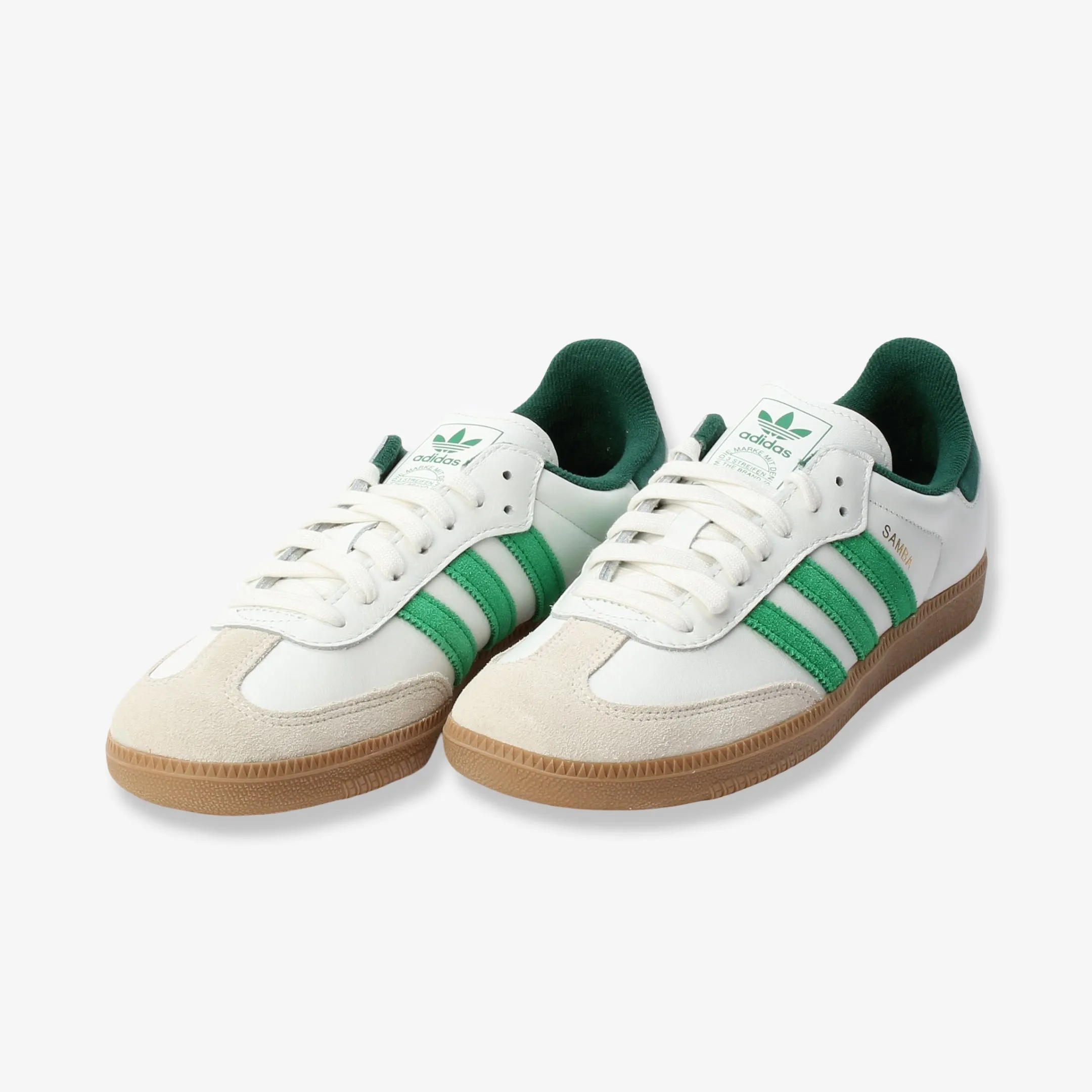 Breathable Road Trip Comfort collar Indoor (Men's) adidas Samba OG 'Core White / Collegiate Green' (2025) JI3202