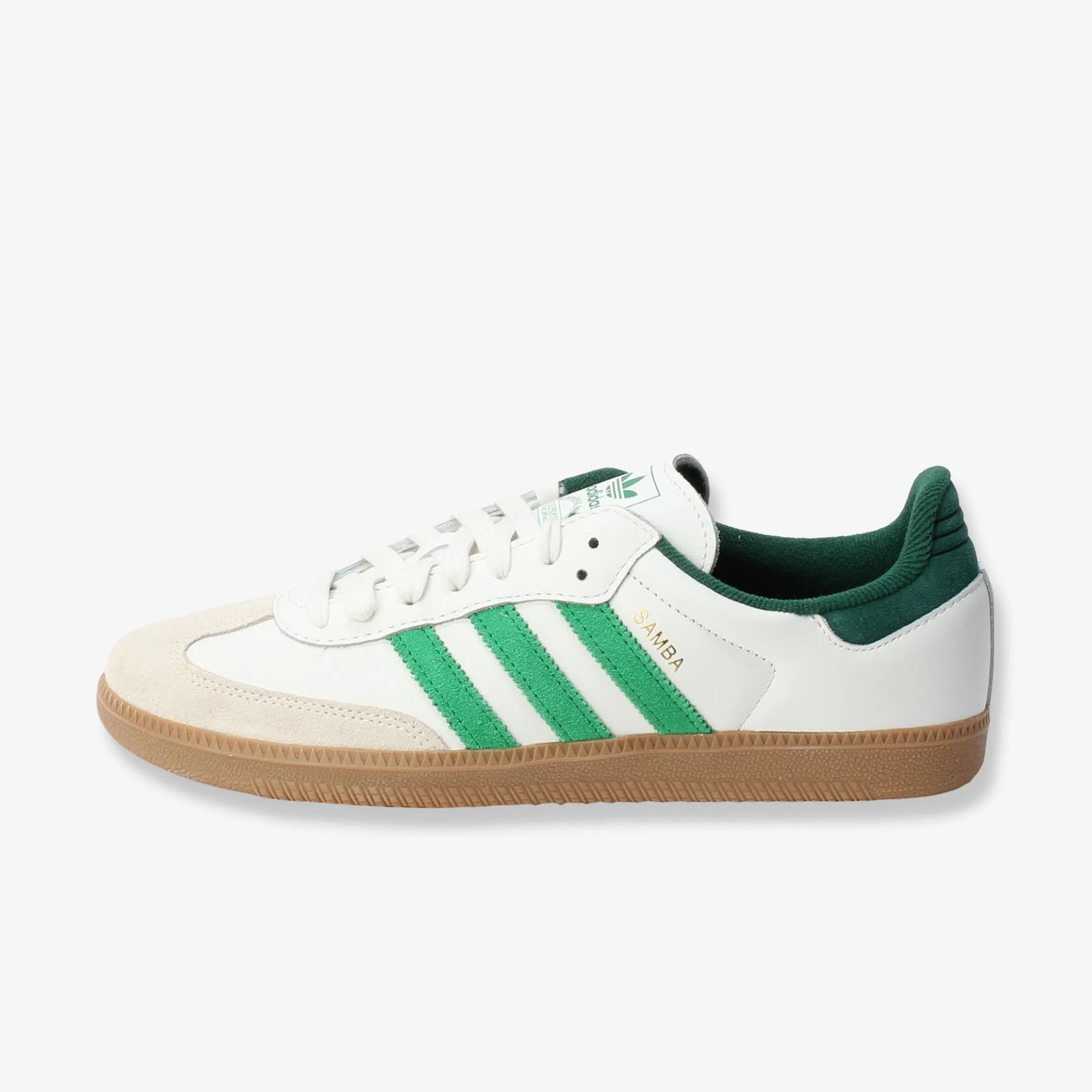 Indoor (Men's) adidas Samba OG 'Core White / Collegiate Green' (2025) JI3202 Hiking Mood Mom Fit