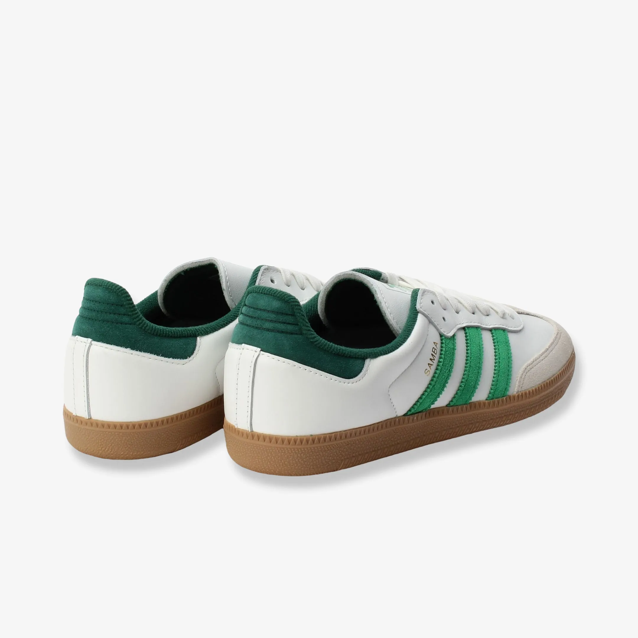 Indoor (Men's) adidas Samba OG 'Core White / Collegiate Green' (2025) JI3202 Wardrobe Base Wide fit