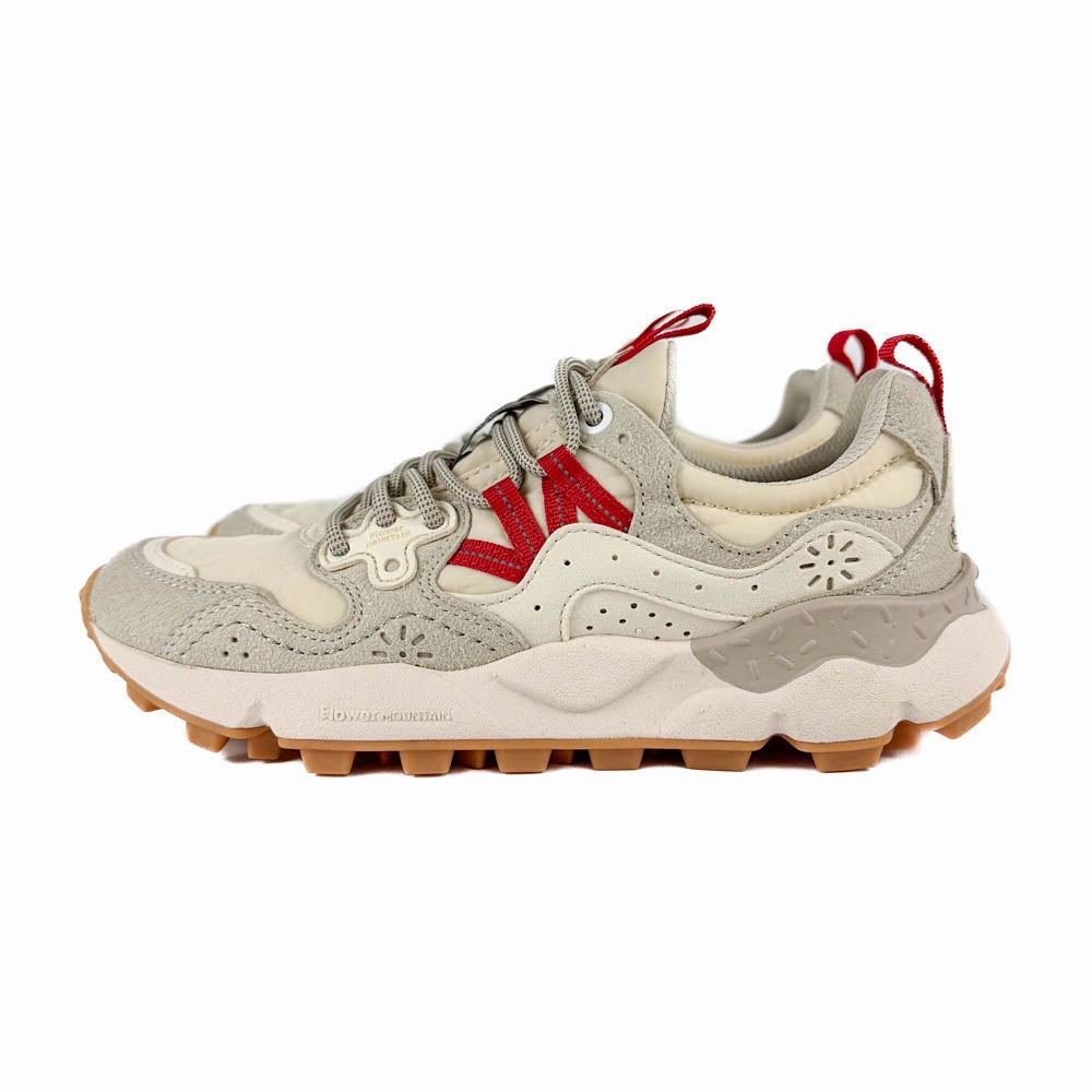 Flower Mountain - Yamano 3 Uni Kaiso Sneaker (White/Bordeaux) aerodynamic shoes