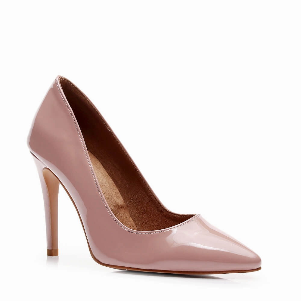 Adira - Latte Vegan Patent - Street Sole Comfortable Sandals