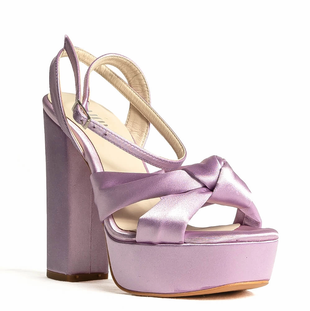 Aiyla - Lilac Satin - Street Sole Effortless Comfort Versatile Pair