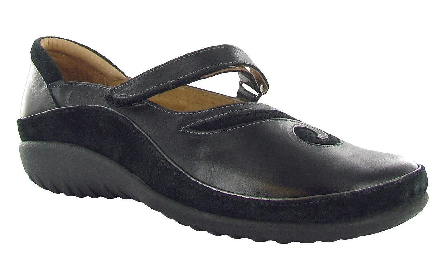 Festival Vibe Matai | Black Madras Leather/Black Suede