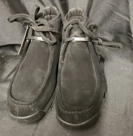 All-Purpose Use Fulton -- Men's Casual Boot -- Black Suede